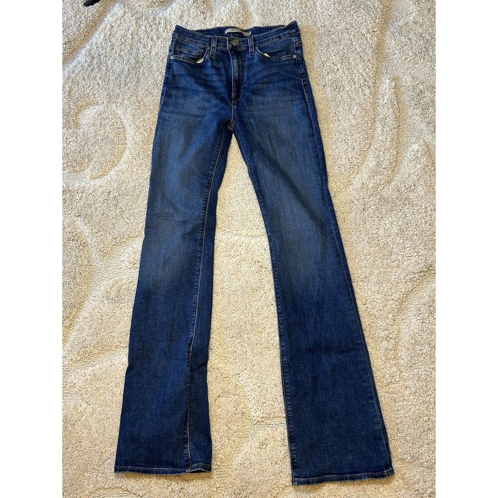 Hudson Women Barbara Sz 27 Med Wash Faye Bootcut Flare Jeans High Rise Stretch